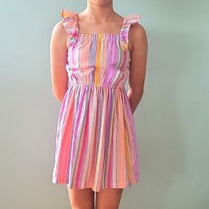 Carter's kid multi color sundress. Girls size 7. Pink/ purple/ orange/ blue